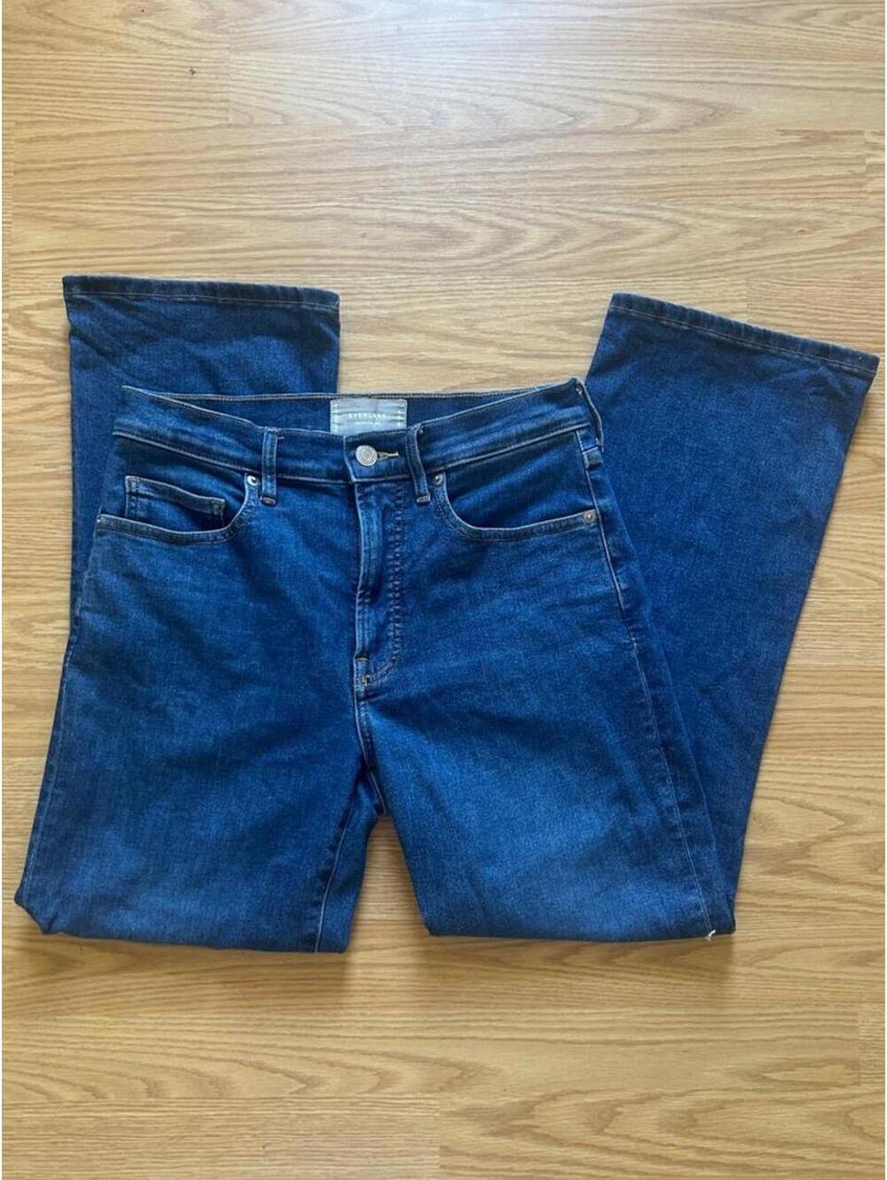 Everlane The Kick Crop Jeans 28 Everlane Medium Wash Denim Jeans